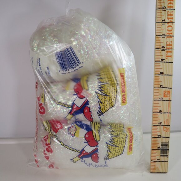 Iridescent Plastic Easter Egg Grass 2 new 1 open package 12x8x4" total bag 7oz - Picture 3 of 5